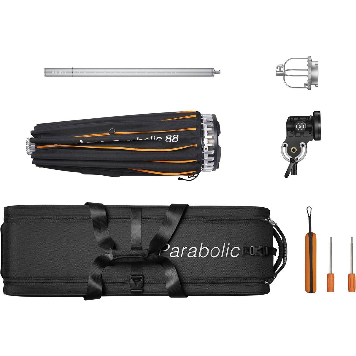 Zoom Box Parabolic P88KIT Godox, adaptateur Bowens